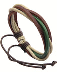 Casual Hand-Braided Bracelet with Versatile Mixed Colors