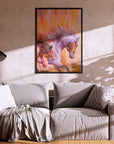 Running Horses Fine Art by Soni Das – Original Acrylic Canvas Art