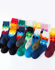 Geometric Pattern Socks Set