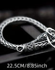 Alloy Street Bracelet with Vintage Braided Design