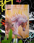 Running Horses Fine Art by Soni Das – Original Acrylic Canvas Art