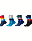 Plaid Pattern Socks Set