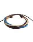 Casual Hand-Braided Bracelet with Versatile Mixed Colors