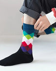 Geometric Pattern Socks Set