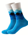 Plaid Pattern Socks Set