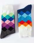 Geometric Pattern Socks Set